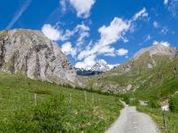 Österreich - Panoramablick im oberen Ködnitztal mit Großglockner / Hohe Tauern